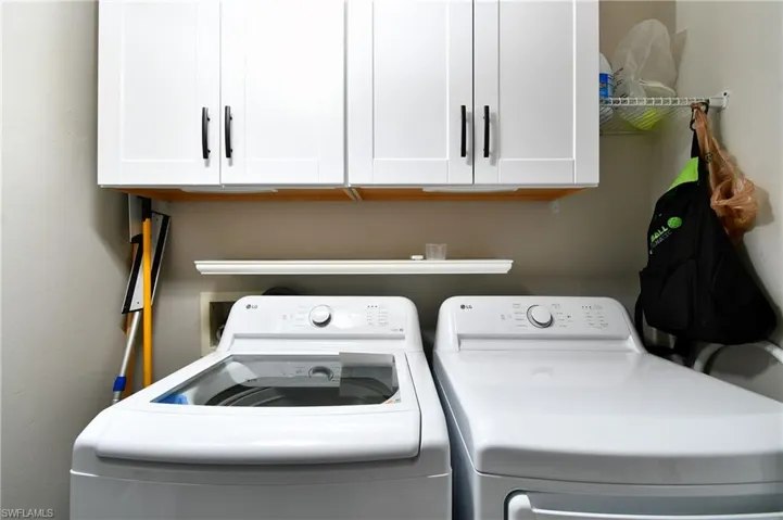 New washer and dryer