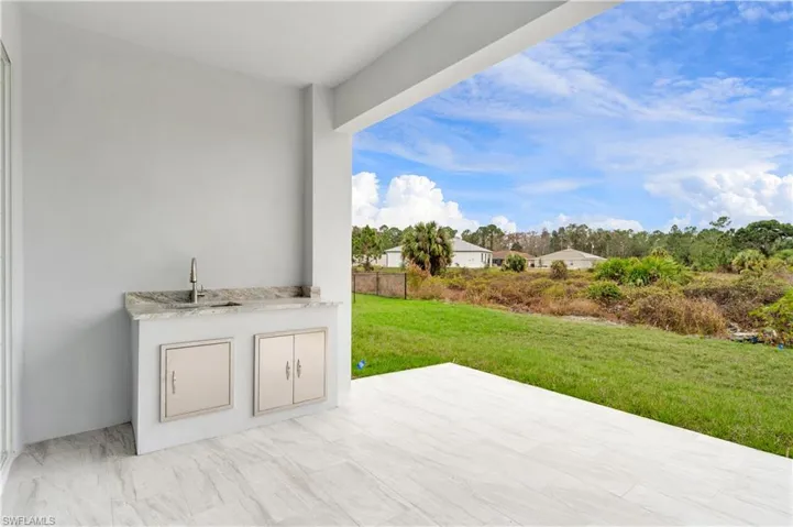 Patio Built in Sink