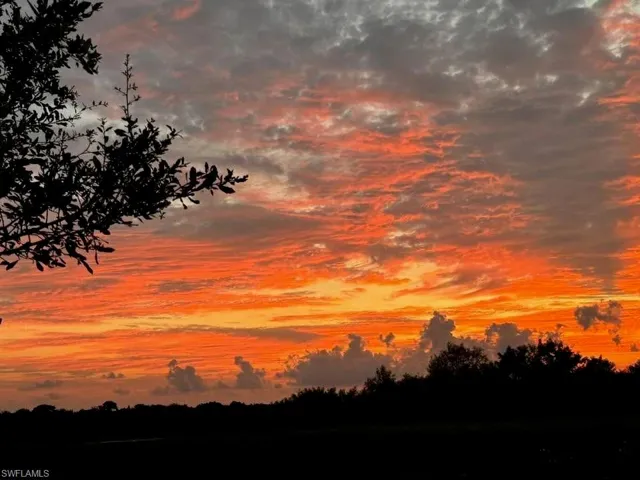 Lanai view of sunsetting