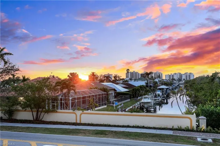 Sunset from the balcony