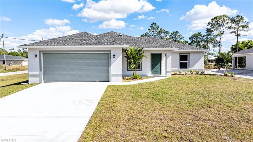 Brand New Cement Block 3 Bedroom/2 Bathroom/2 Car Garage Canal Home In The Greenbriar Neighborhood Of Lehigh Acres, FL.