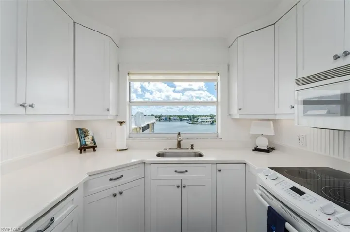 Crisp clean lines of the Remodeled Kitchen.