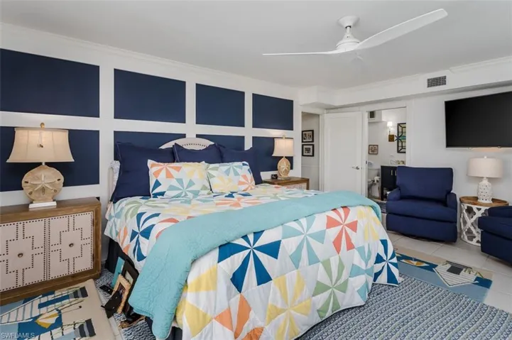 Primary Bedroom is Oversized. TWO Balconies off this room!
