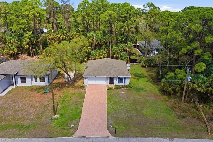 Aerial view of property and surrounding area