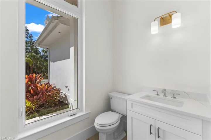 Powder room at main entrance