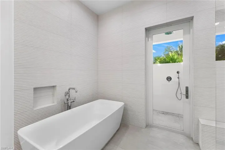 Master Bath with access to outdoor shower