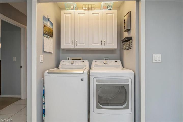 Laundry area with newer washer/dryer