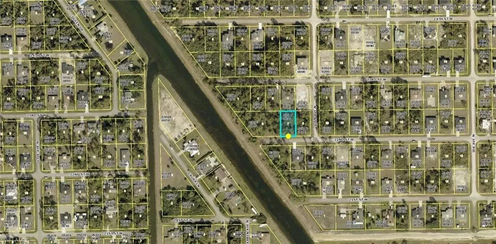 Aerial overview of property's location