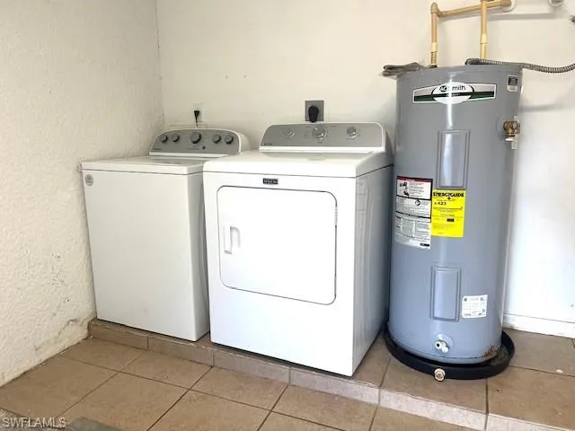 Laundry in garage