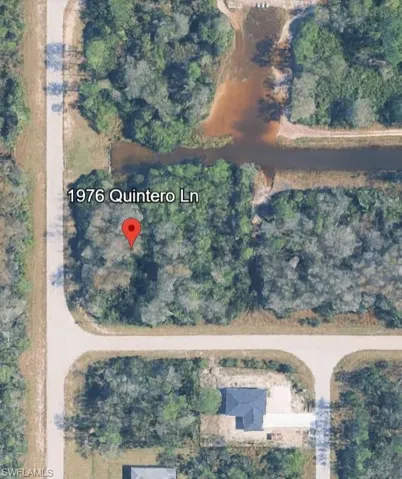 Aerial view of property's location