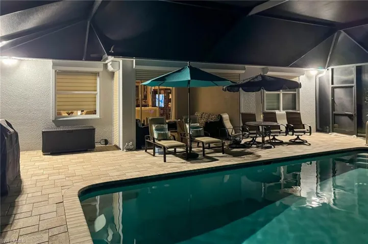 View of pool