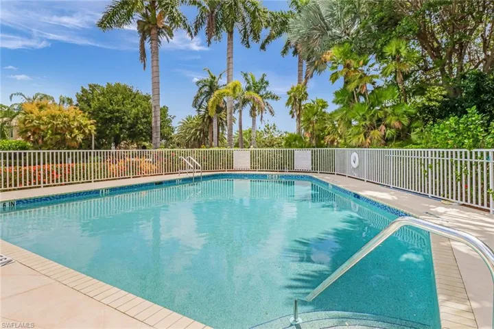 View of pool