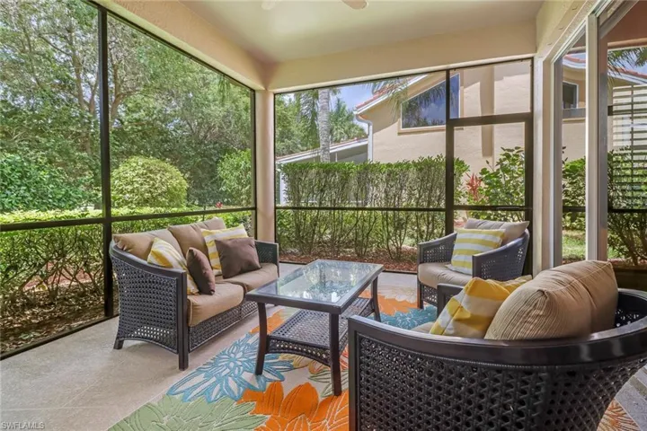 View of screened lanai