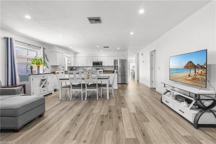 Living Room - Dining Room - Kitchen