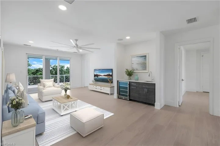 Upper Level Family Room - Virtual Staging