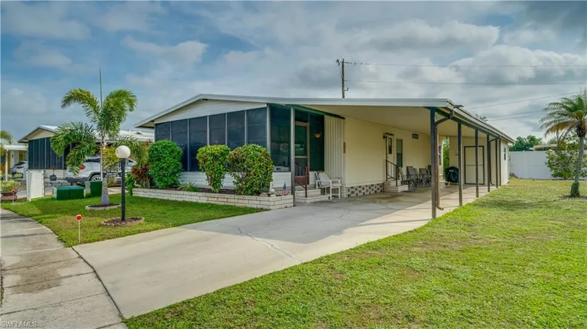 The oversized pet friendly lot, on a quiet street, offers residents peace and privacy.