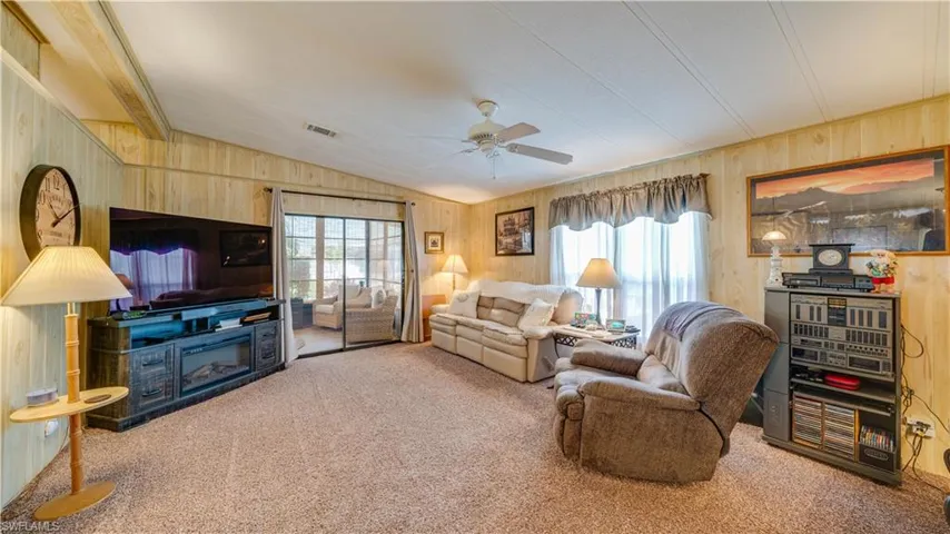 The living room | family room is quite large and very comfortable.