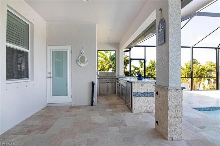 Custom outdoor kitchen