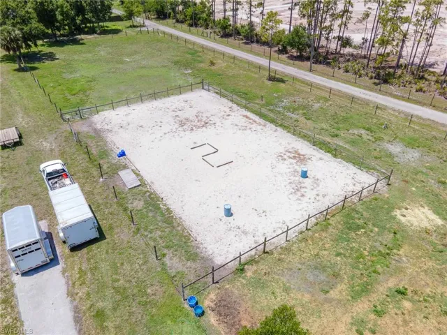 70' by 100' arena