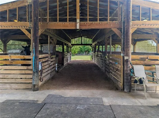 View of stable