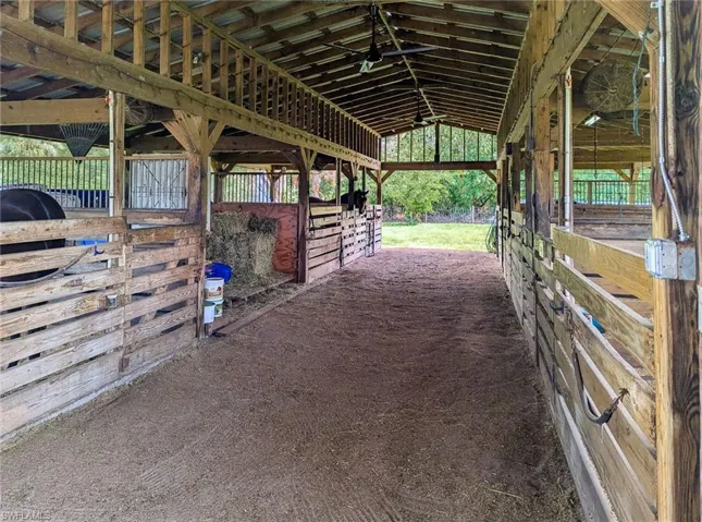 View of stable