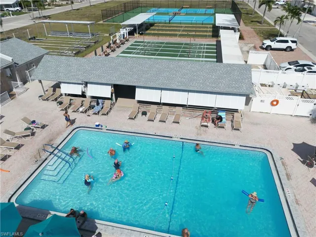 View of pool