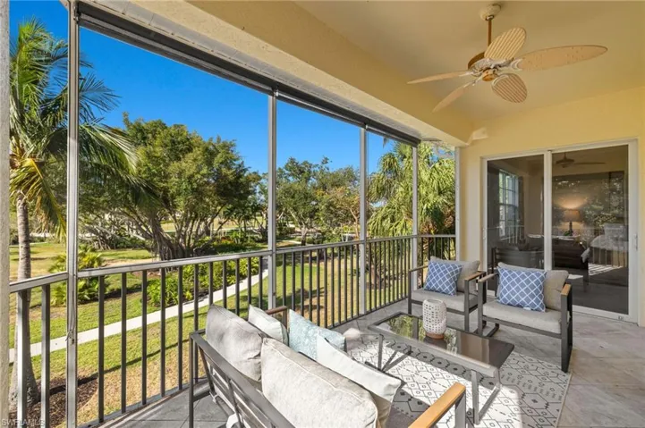 Garden view from Screened Lanai