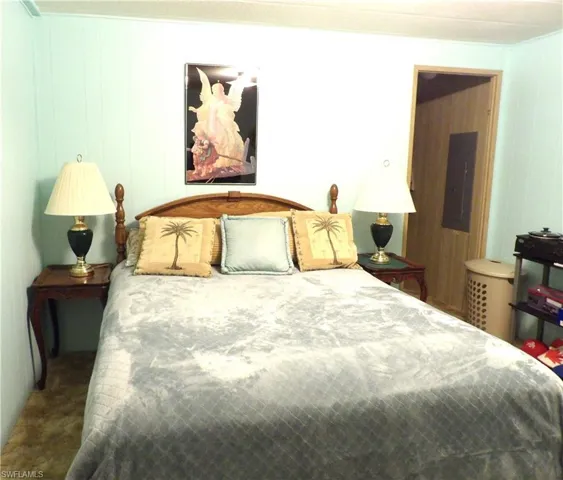 Second Bedroom with carpet