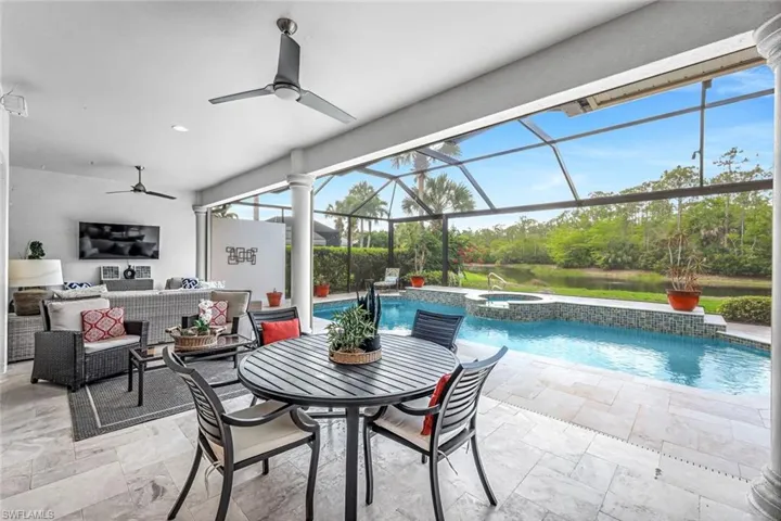 Beautifully renovated pool space