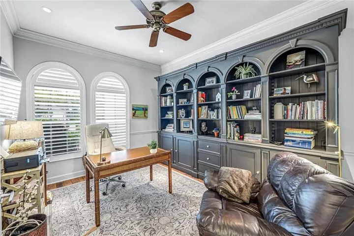 Fabulous Den with Door, excellent space