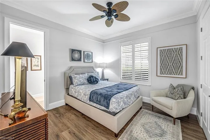 2nd bedroom with private bath & access to the pool