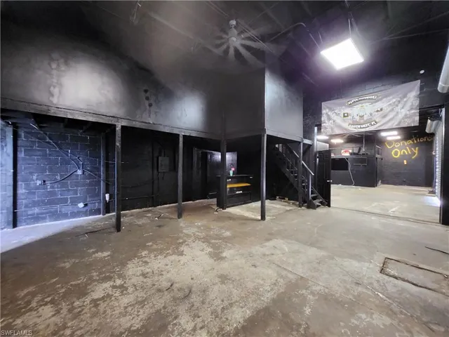 View of basement