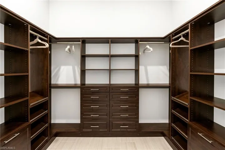 View of spacious closet