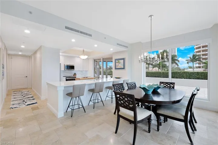 New electric blinds were installed in living and dining areas in October 2023.