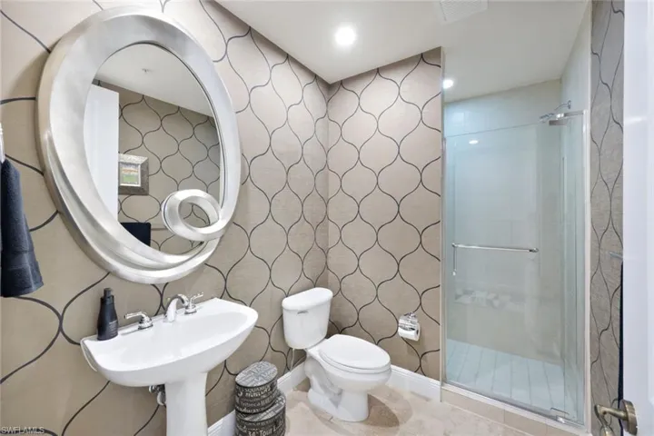 The third full bathroom can be used as a guest bath.