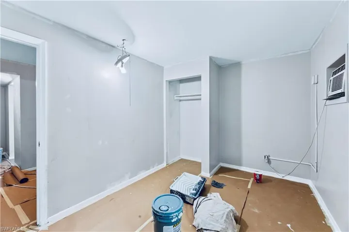 Bedroom with a closet
