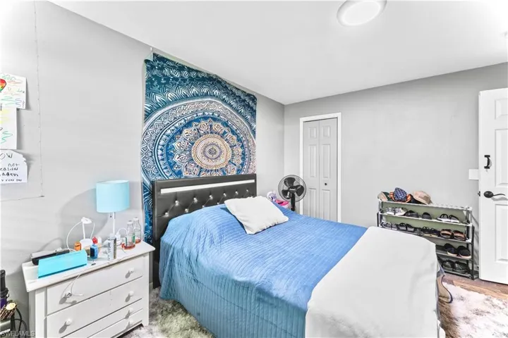 Bedroom featuring a closet