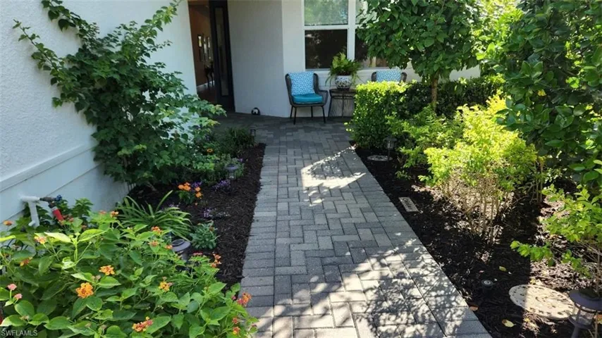 View of patio
