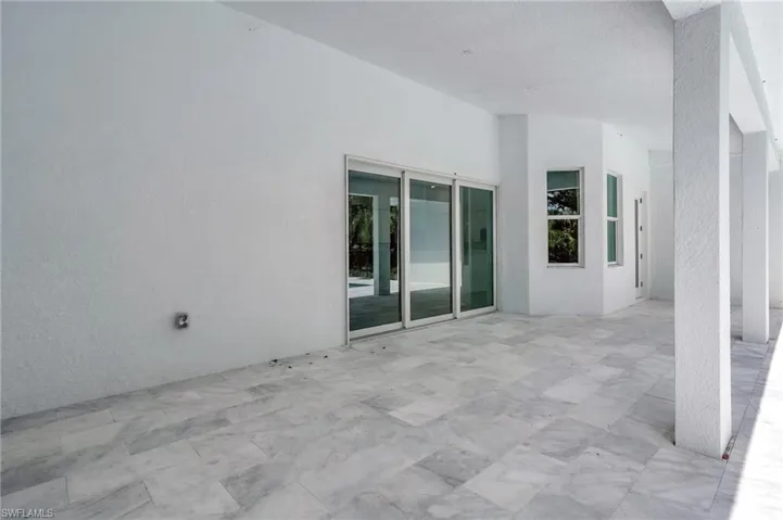 View of patio