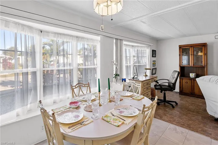 View of dining room