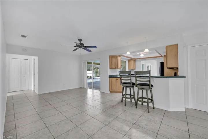 Kitchen View From Family Room