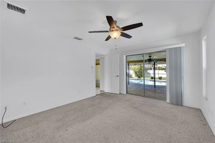 Primary Bedroom With Lanai and Pool Access!