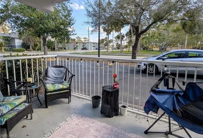 View of patio / terrace featuring a balcony