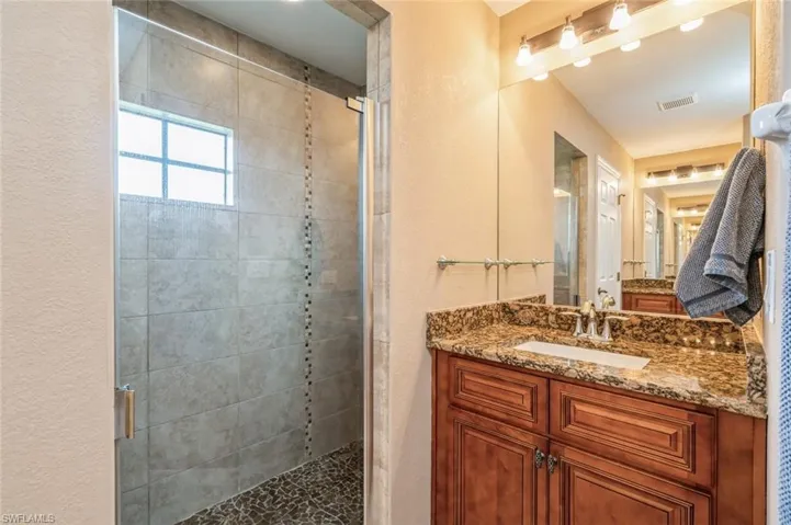Separated Dual Vanities, Walk-In Shower
