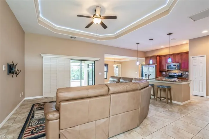 View upon entering the home