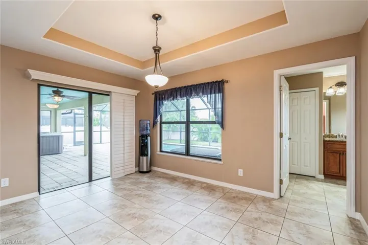 Dining Room with Access and Views of Lanai