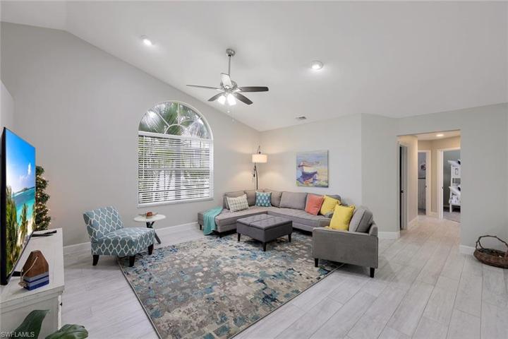 Kitchen to the right with 3 bedrooms down the hall