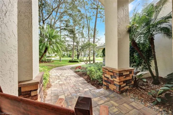 View of patio