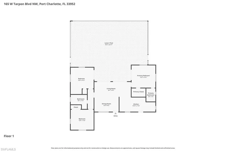 165 Tarpon Blvd Nw, Port Charlotte, Florida 33952