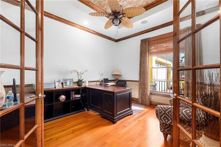 DEN/STUDY...WOOD FLOORS
